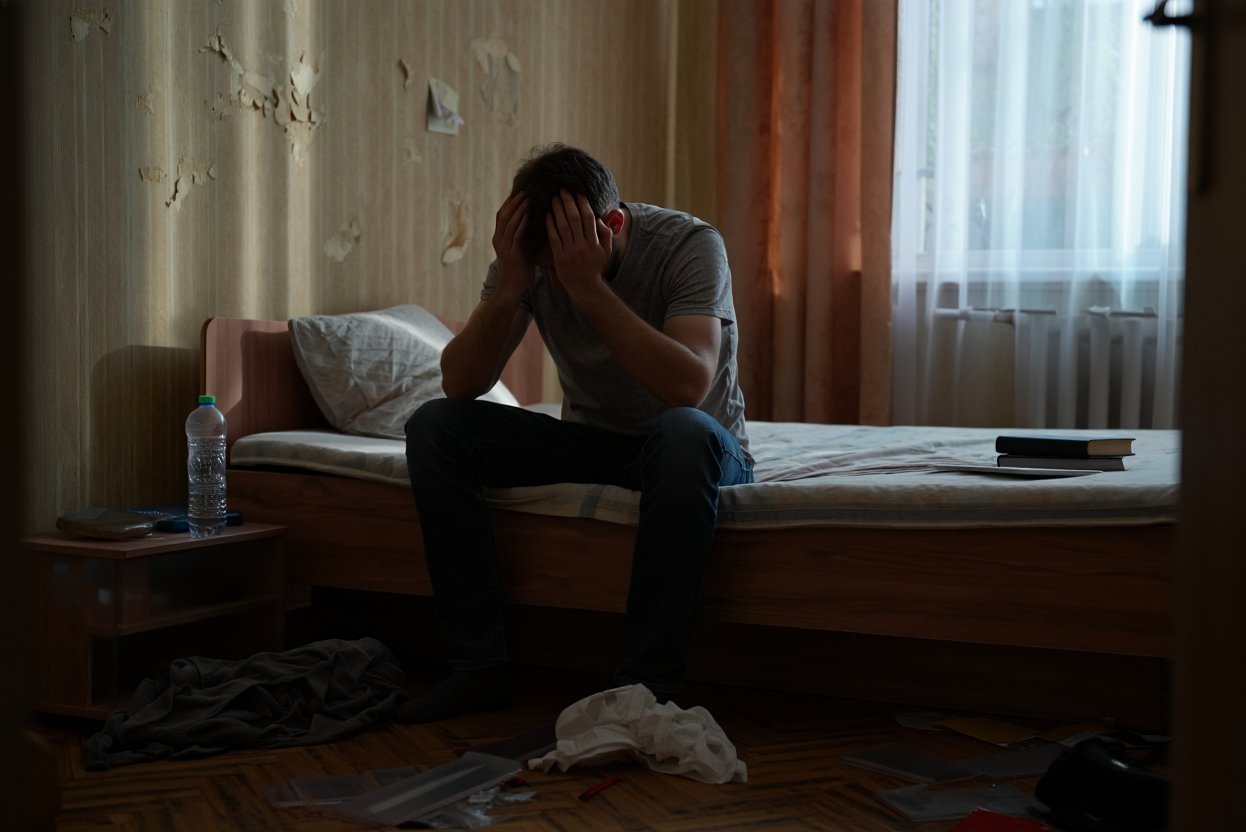 Врач-психиатр проводит консультацию пациента с депрессией в частной клинике Екатеринбурга